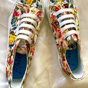 New Blowfish Flowered Slip On Sneakers.